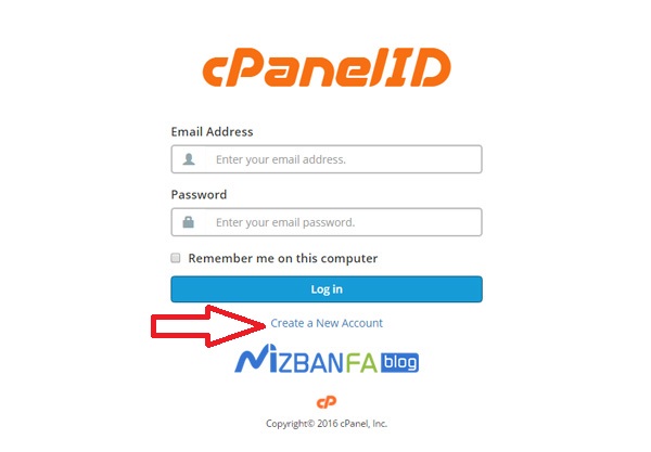 Log in to C Panel via Cpanelid