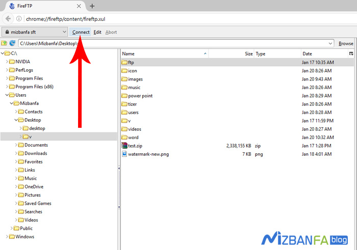 How to upload and manage files in C Panel via sftp