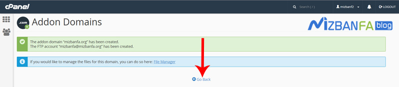 Learn how to connect a new domain to C Panel