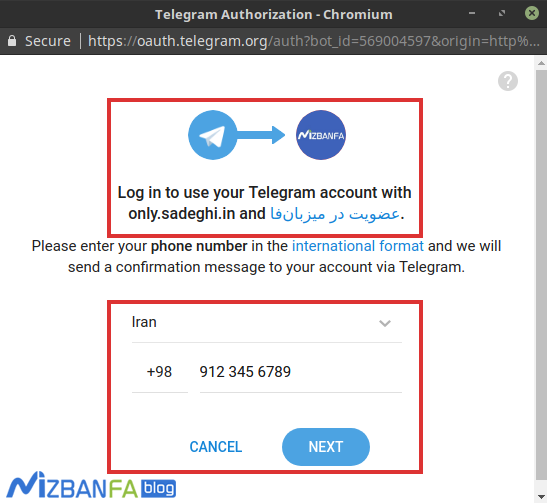 افزودن عضویت با تلگرام در وردپرس | ثبت نام با اکانت تلگرام در وردپرس