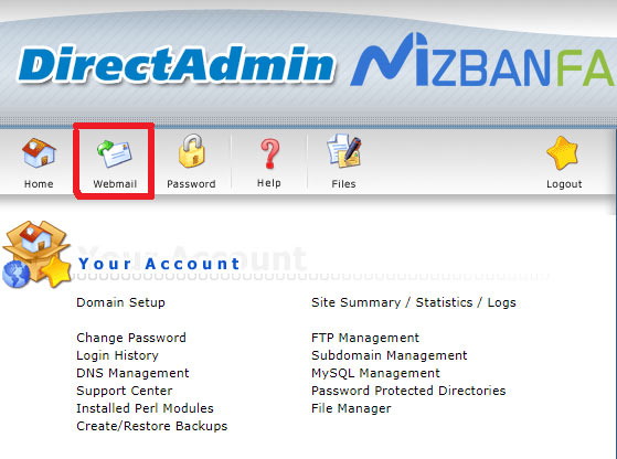 How to login to Direct Admin email and how to login to Direct Admin info email