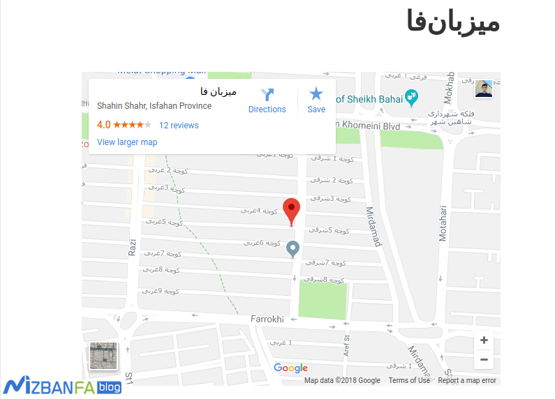 آموزش دور زدن تحریم دامنه IR در نقشه گوگل و نمایش نقشه گوگل در وردپرس