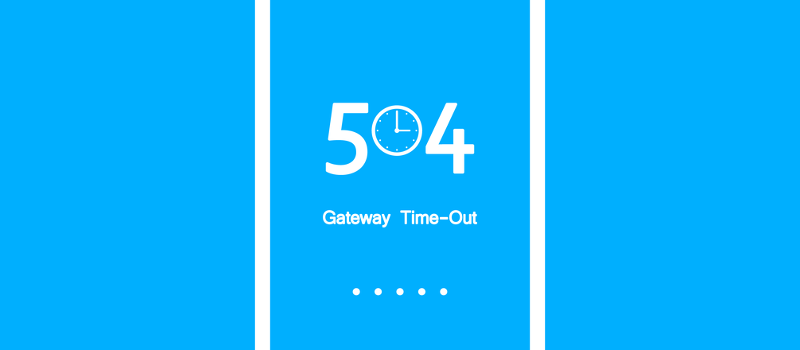 504 gateway time out mean