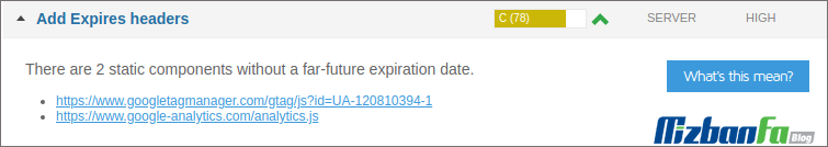 There is * static component without a far-future expiration date.
