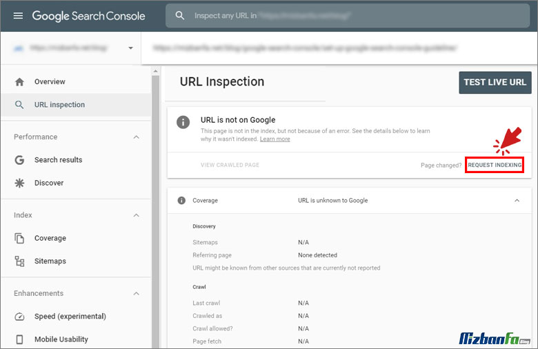 آموزش و معرفی ابزار URL inspection سرچ کنسول جدید گوگل