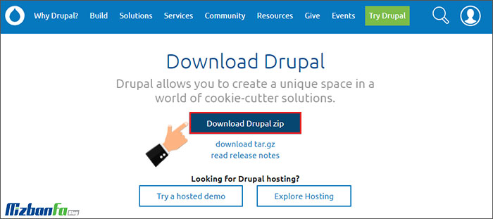 Installing Drupal on the Direct Admin host
