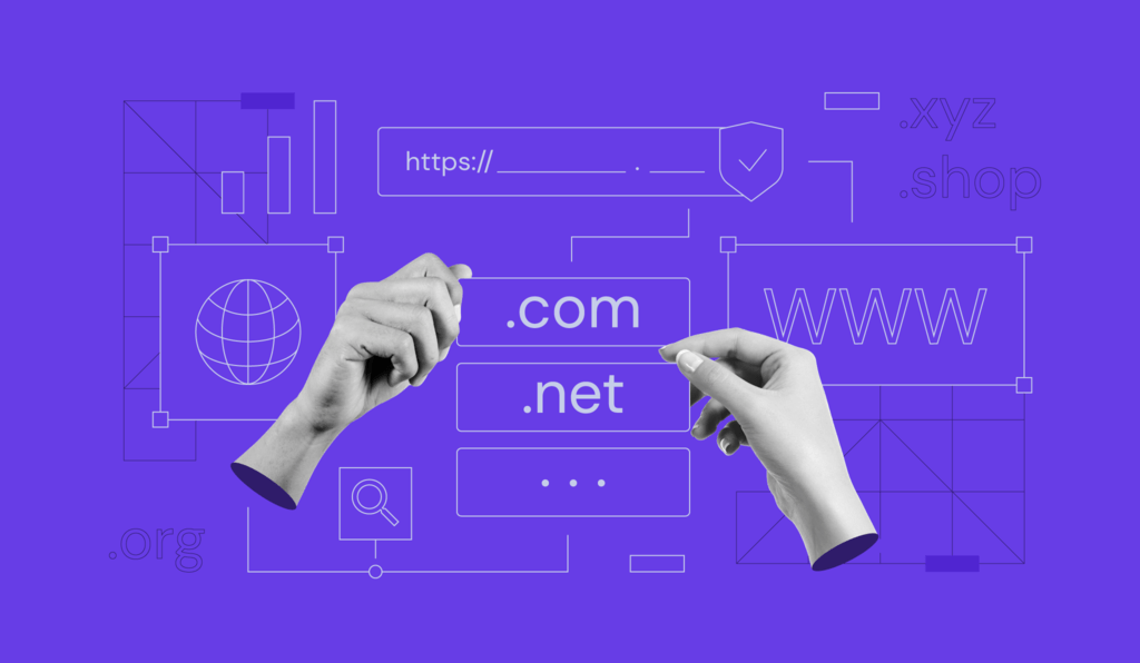 Types of domains for the site