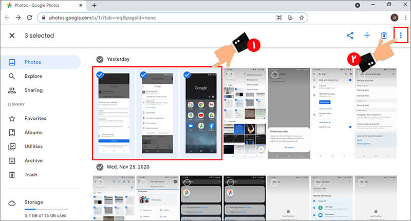 آموزش ذخیره عکس در گوگل فوتو
