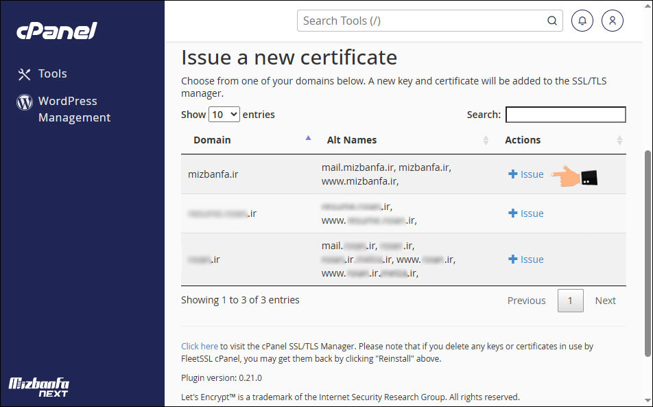 نحوه فعال سازی گواهی ssl