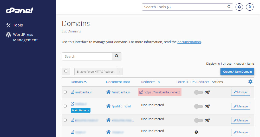  نحوه اتصال دامنه به هاست سی پنل
