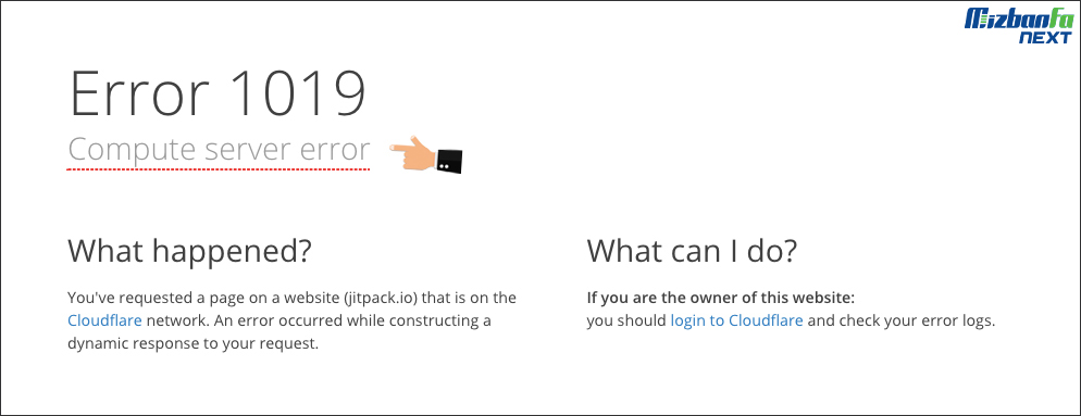 ارورهای ۱۰۰۰ Cloudflare