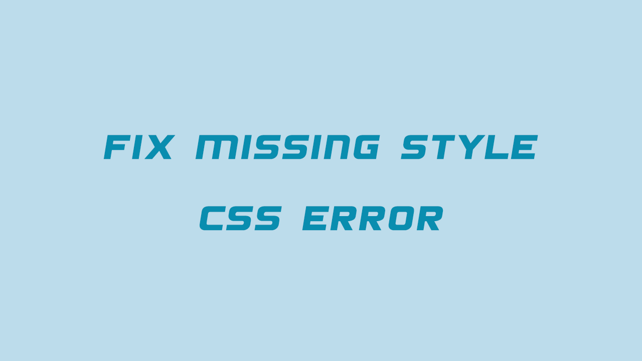 آموزش رفع خطای پرونده style.css را کم دارد هنگام نصب قالب