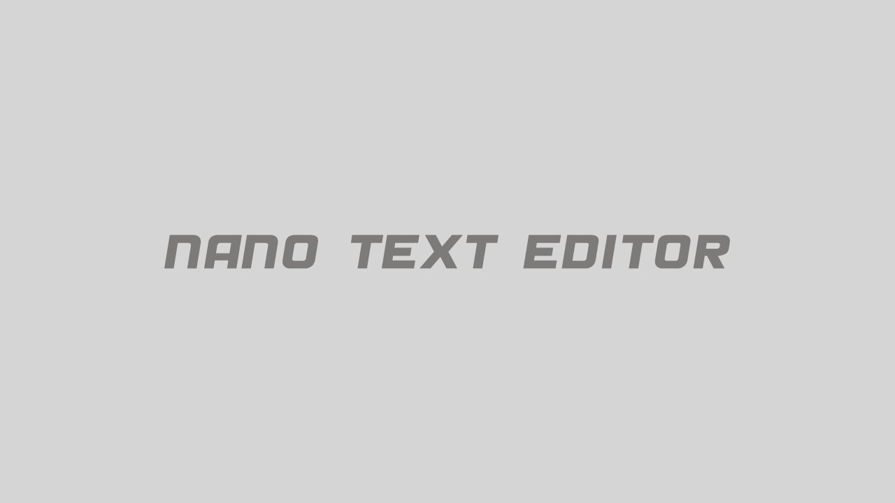 نصب ویرایشگر فایل متنی نانو در لینوکس و آموزش کار با NANO