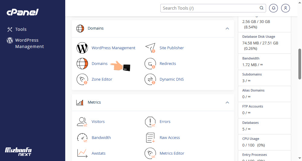 آموزش پارک دامنه در سی پنل [دو دامنه با یک محتوا]