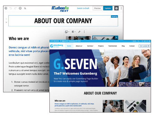 افزونه های سازگار با قالب 7