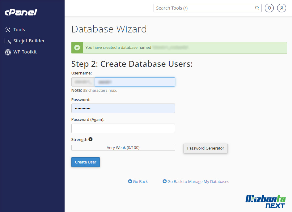 localhost/cpanel