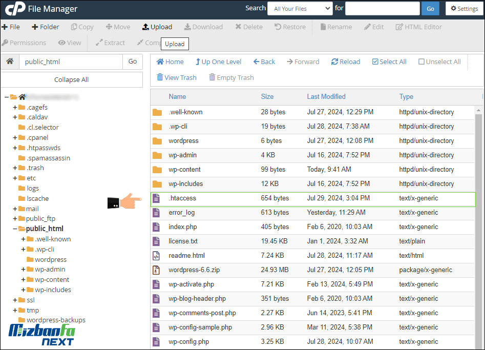 ریدایرکت سایت از طریق فایل htaccess.