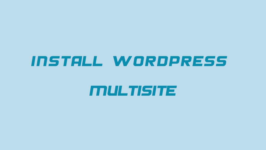 آموزش نصب وردپرس شبکه یا چند سایته