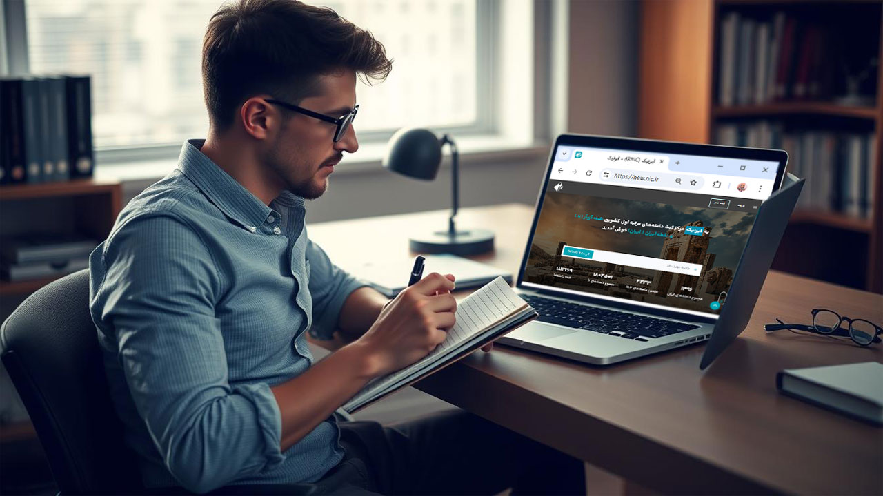 مشاهده وضعیت دامنه ها در ایرنیک