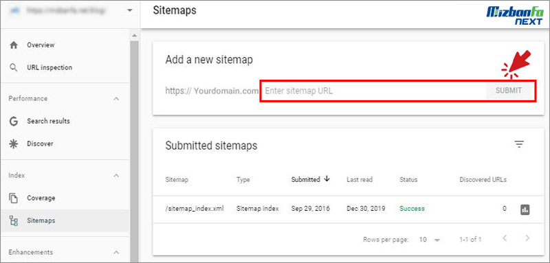 ثبت سایت مپ (sitemaps) در سرچ کنسول گوگل