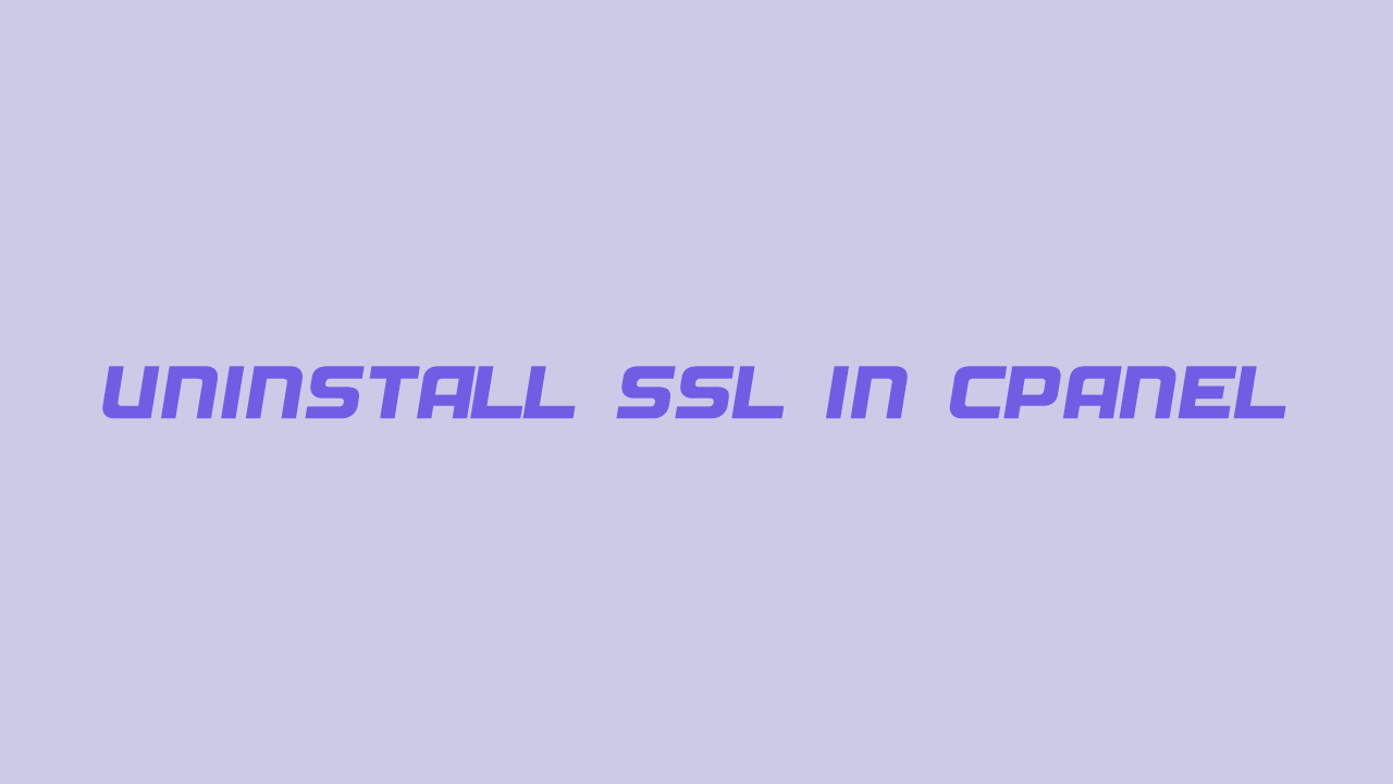 چگونه ssl را غیر فعال کنیم