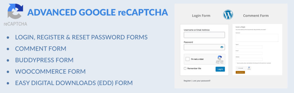 راه اندازی کپچا وردپرس با Advanced Google reCAPTCHA
