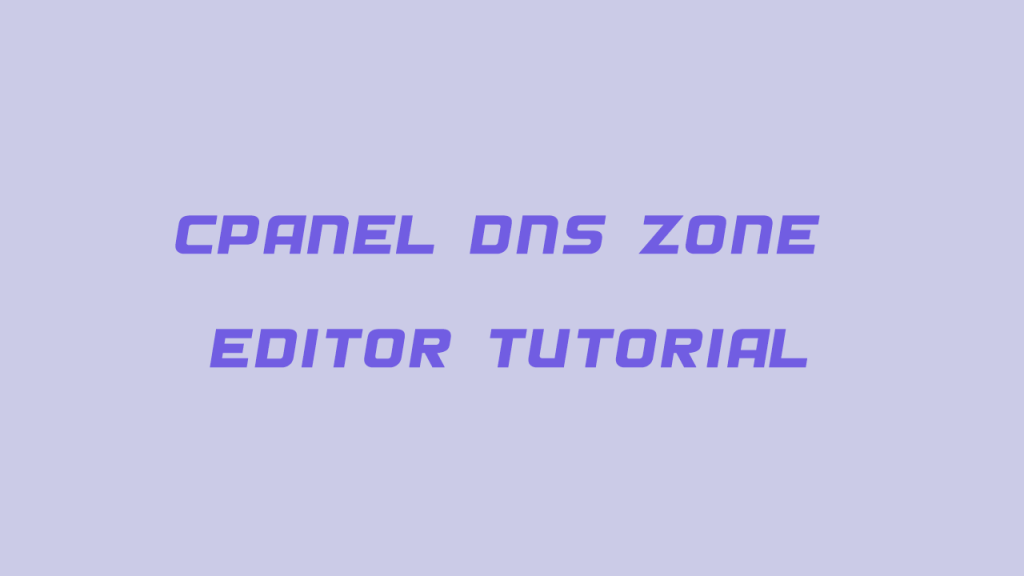 آموزش Zone Editor سی پنل