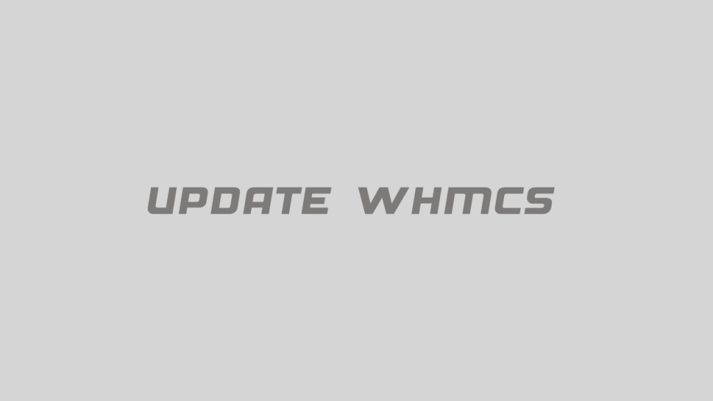 آموزش نحوه ی آپدیت WHMCS