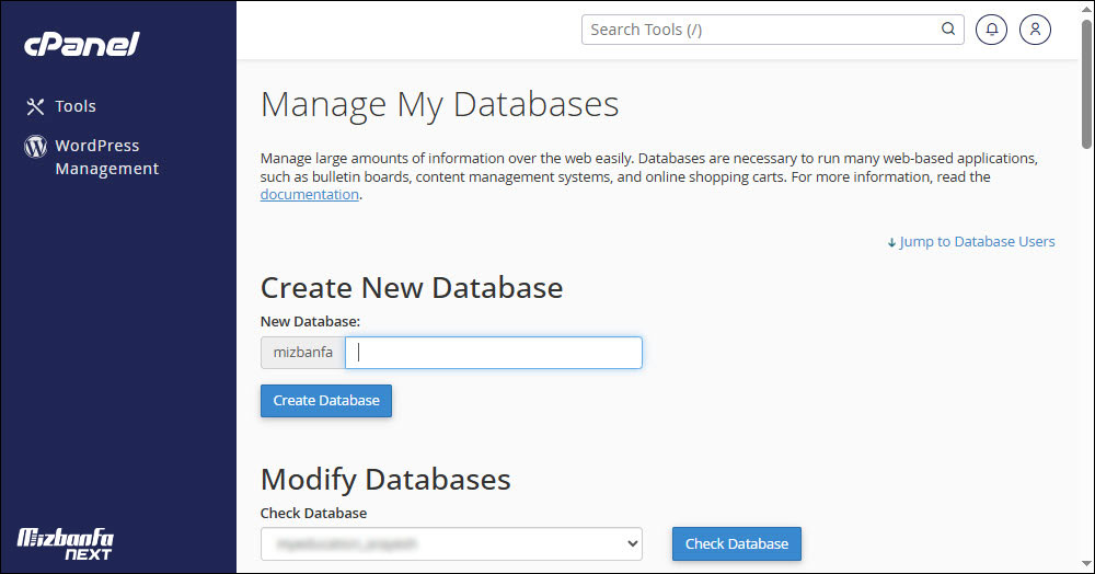 اموزش ساخت دیتابیس