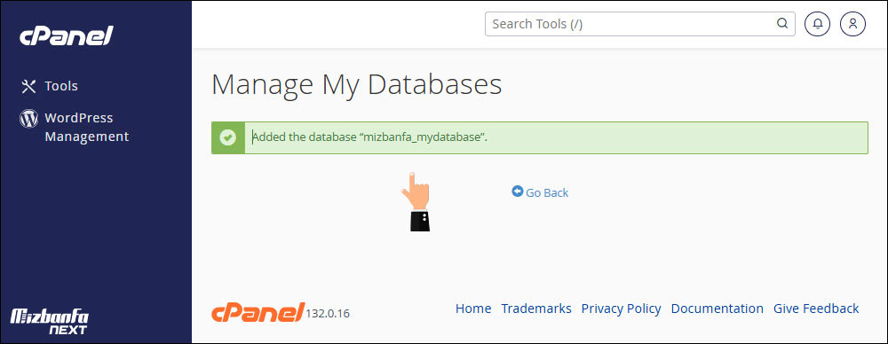 ساخت و مدیریت دیتابیس در phpmyadmin