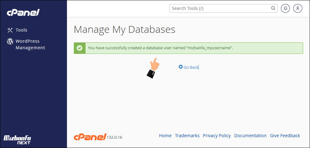 چگونه دیتابیس در سی پنل بسازیم