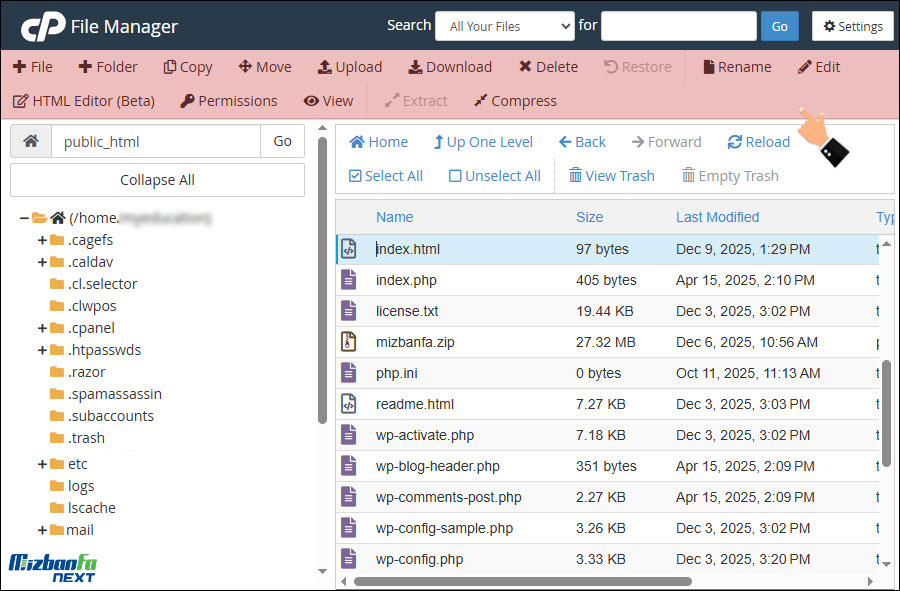 آشنایی با نوار ابزار سی پنل