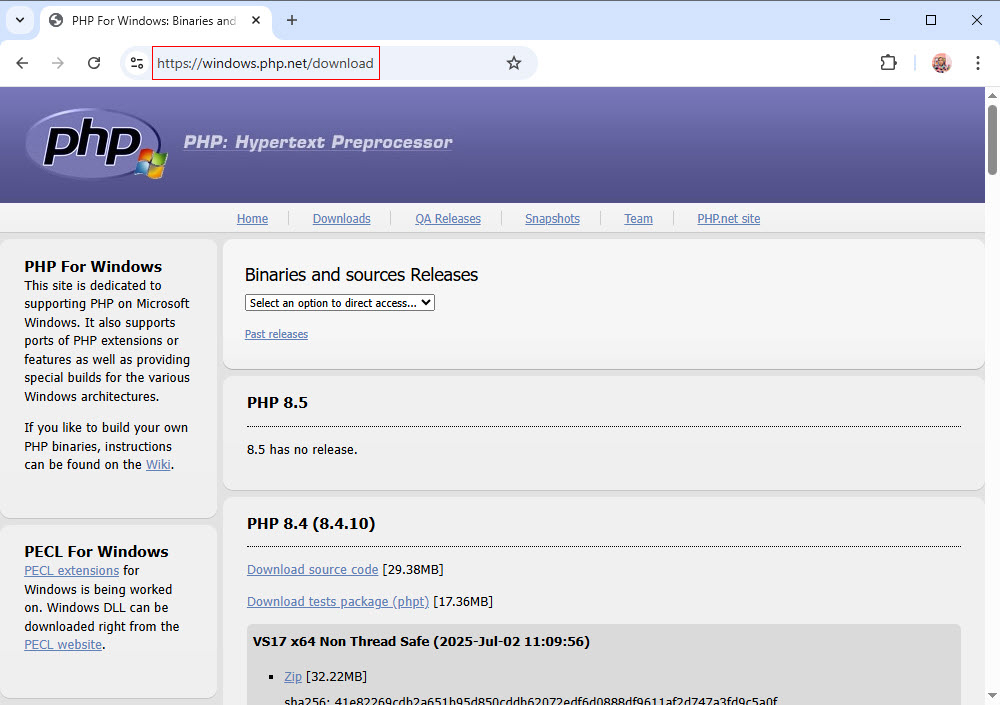 بروزرسانی نسخه PHP پس از نصب وردپرس در لوکال هاست XAMPP