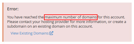 تغییر دامنه هاست سی پنل