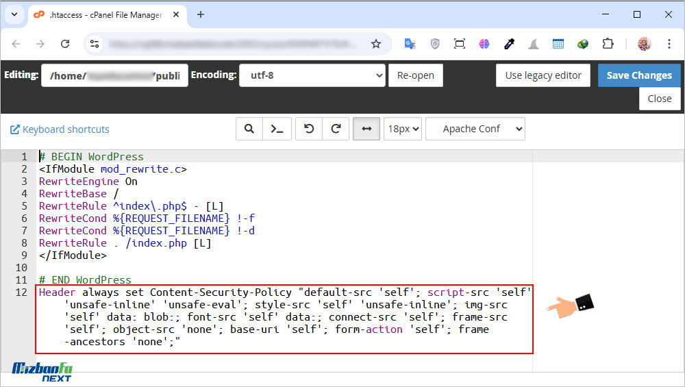 حذف درخواست های خارجی سایت